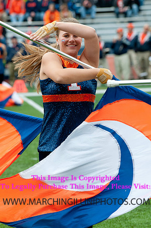 Michigan State Spartans at Illinois Fighting Illini, Saturday, October 26, 2013 - Marching Illini Photos
