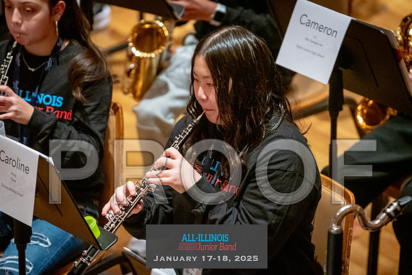 2025 All-Illinois Junior Band January 17-18, 2025