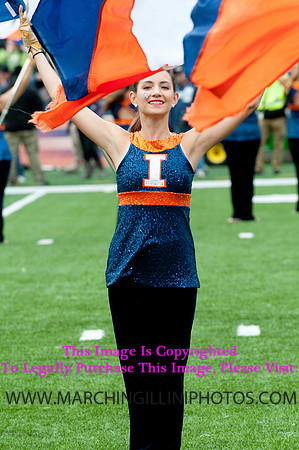 Michigan State Spartans at Illinois Fighting Illini, Saturday, October 26, 2013 - Marching Illini Photos
