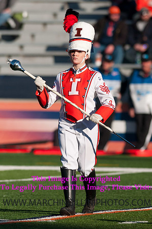Northwestern Wildcats at Illinois Fighting Illini, Saturday, November 30, 2013 - Marching Illini Photos