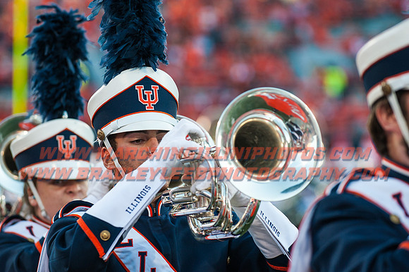 North Carolina at Illinois Fighting Illini, Saturday, September 10, 2016 - Marching Illini Photos