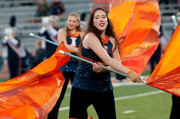 Northwestern Wildcats at Illinois Fighting Illini, Saturday, November 30, 2013 - Marching Illini Photos