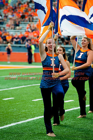 Texas State at Illinois, Saturday, September 20, 2014 - Marching Illini Photos