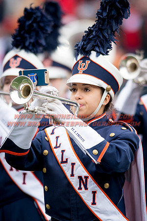 Wisconsin Badgers at Illinois Fighting Illini, Saturday, October 28, 2017 - Marching Illini Photos