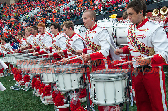 Nebraska at Illinois Oct. 3, 2015 - CMB Drum Line 007