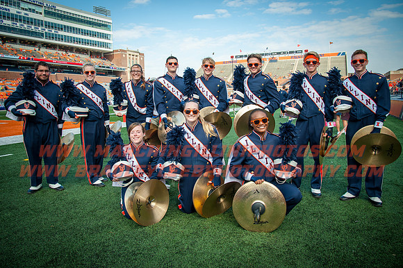 Rutgers Scarlett Knights at Illinois Fighting Illini, Saturday, October 14, 2017 - Marching Illini Photos