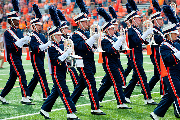 Texas State at Illinois, Saturday, September 20, 2014 - Marching Illini Photos