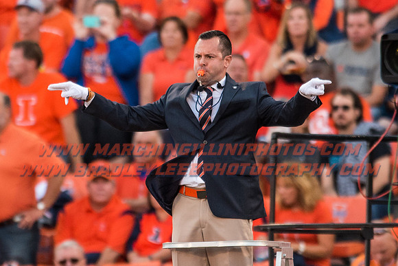 North Carolina at Illinois Fighting Illini, Saturday, September 10, 2016 - Marching Illini Photos