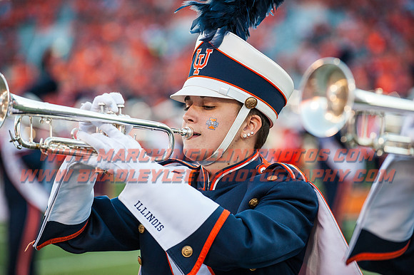 North Carolina at Illinois Fighting Illini, Saturday, September 10, 2016 - Marching Illini Photos