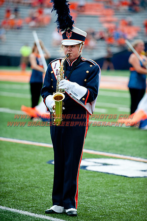 Youngstown State at Illinois, Saturday, August 30, 2014 - Marching Illini Photos