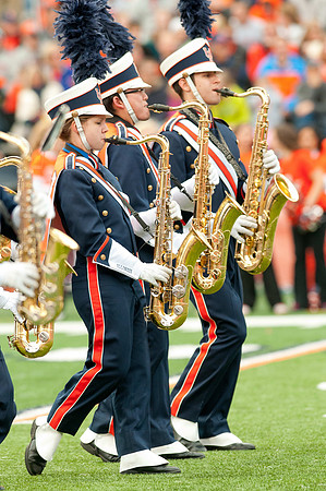 Michigan State Spartans at Illinois Fighting Illini, Saturday, October 26, 2013 - Marching Illini Photos