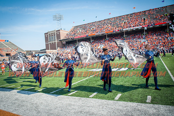 Rutgers Scarlett Knights at Illinois Fighting Illini, Saturday, October 14, 2017 - Marching Illini Photos