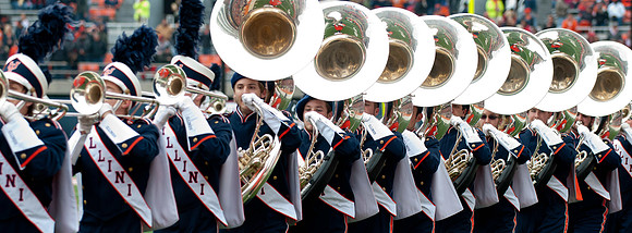 Ohio State Buckeyes at Illinois Fighting Illini, Saturday, November 16, 2013 - Marching Illini Photos