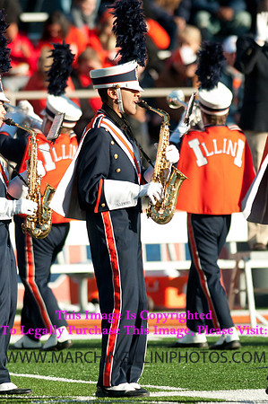 Northwestern Wildcats at Illinois Fighting Illini, Saturday, November 30, 2013 - Marching Illini Photos