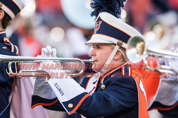 North Carolina at Illinois Fighting Illini, Saturday, September 10, 2016 - Marching Illini Photos
