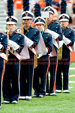Youngstown State at Illinois, Saturday, August 30, 2014 - Marching Illini Photos