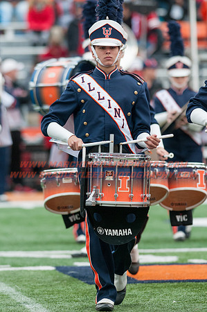 Nebraska at Illinois Oct. 3, 2015 - MI Drum Line 005