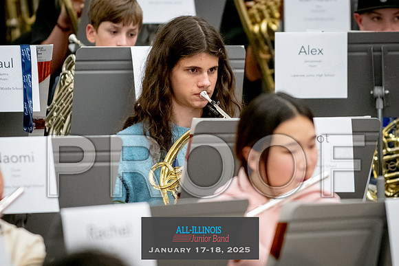 2025 All-Illinois Junior Band January 17-18, 2025
