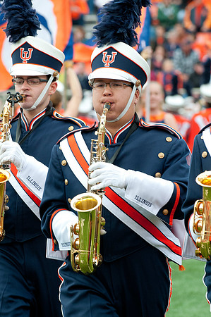 Michigan State Spartans at Illinois Fighting Illini, Saturday, October 26, 2013 - Marching Illini Photos