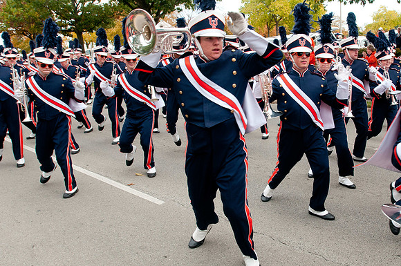 Michigan State Spartans at Illinois Fighting Illini, Saturday, October 26, 2013 - Marching Illini Photos