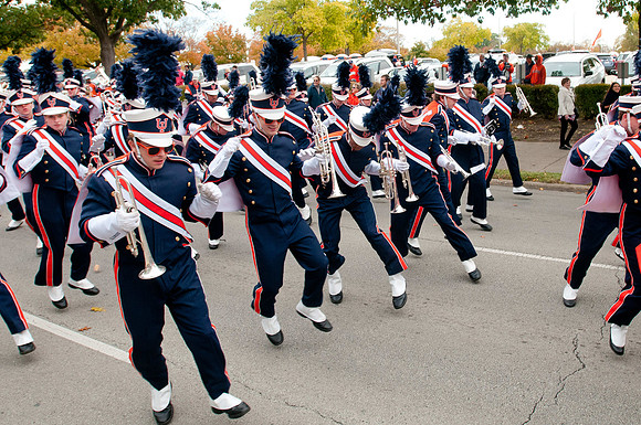Michigan State Spartans at Illinois Fighting Illini, Saturday, October 26, 2013 - Marching Illini Photos