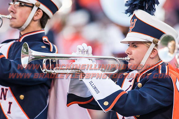 North Carolina at Illinois Fighting Illini, Saturday, September 10, 2016 - Marching Illini Photos