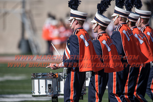 Purdue Boilermakers at Illinois Fighting Illini, Saturday, October 8, 2016 - Marching Illini Photos