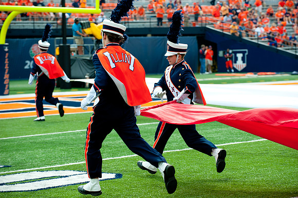 Texas State at Illinois, Saturday, September 20, 2014 - Marching Illini Photos