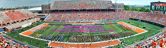 Cincinnati Bearcats at Illinois Fighting Illini, Saturday, September 7, 2013 - Marching Illini Photos