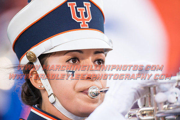 North Carolina at Illinois Fighting Illini, Saturday, September 10, 2016 - Marching Illini Photos