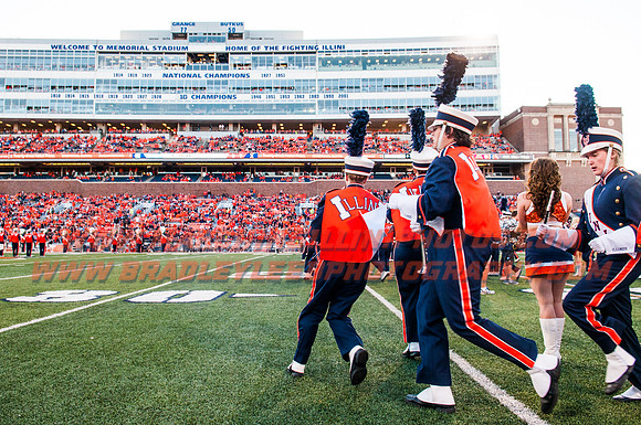 North Carolina at Illinois Fighting Illini, Saturday, September 10, 2016 - Marching Illini Photos