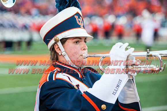 North Carolina at Illinois Fighting Illini, Saturday, September 10, 2016 - Marching Illini Photos