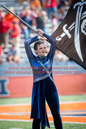Rutgers Scarlett Knights at Illinois Fighting Illini, Saturday, October 14, 2017 - Marching Illini Photos