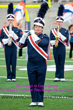 Southern Illinois University Salukis at Illinois Fighting Illini, Saturday, August 31, 2013 - Marching Illini Photos