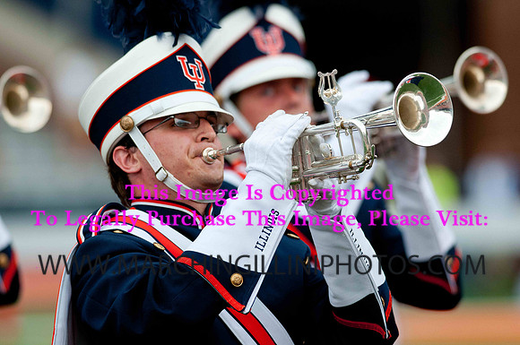 Southern Illinois University Salukis at Illinois Fighting Illini, Saturday, August 31, 2013 - Marching Illini Photos