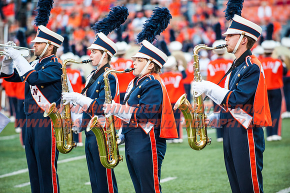 North Carolina at Illinois Fighting Illini, Saturday, September 10, 2016 - Marching Illini Photos
