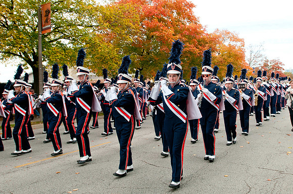 Michigan State Spartans at Illinois Fighting Illini, Saturday, October 26, 2013 - Marching Illini Photos
