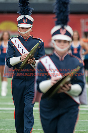 Nebraska at Illinois Oct. 3, 2015 - MI Drum Line 025
