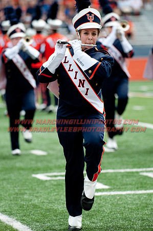 Youngstown State at Illinois, Saturday, August 30, 2014 - Marching Illini Photos