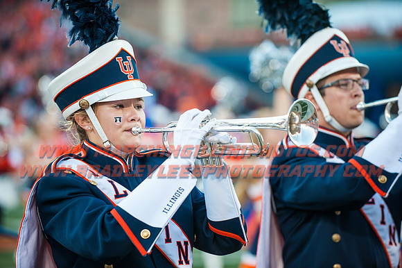 North Carolina at Illinois Fighting Illini, Saturday, September 10, 2016 - Marching Illini Photos