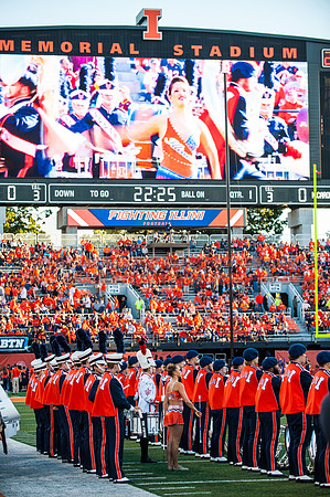 North Carolina at Illinois Fighting Illini, Saturday, September 10, 2016 - Marching Illini Photos