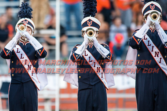 North Carolina at Illinois Fighting Illini, Saturday, September 10, 2016 - Marching Illini Photos