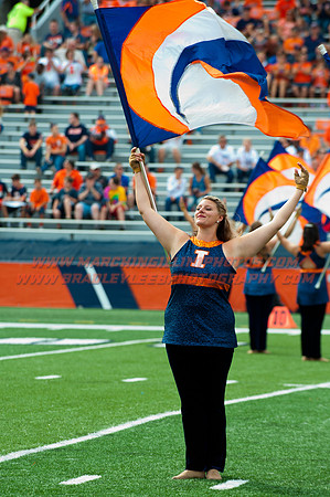 Texas State at Illinois, Saturday, September 20, 2014 - Marching Illini Photos