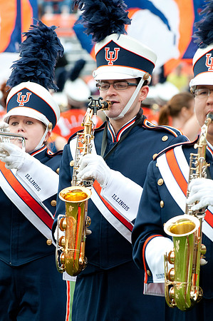 Michigan State Spartans at Illinois Fighting Illini, Saturday, October 26, 2013 - Marching Illini Photos