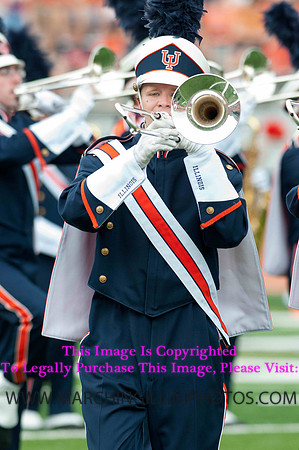 Southern Illinois University Salukis at Illinois Fighting Illini, Saturday, August 31, 2013 - Marching Illini Photos