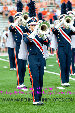 Southern Illinois University Salukis at Illinois Fighting Illini, Saturday, August 31, 2013 - Marching Illini Photos