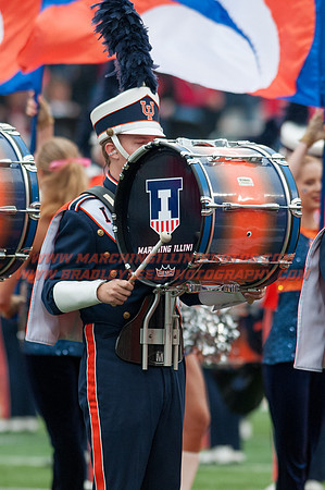 Nebraska at Illinois Oct. 3, 2015 - MI Drum Line 014