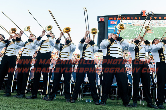 Western Michigan Broncos at Illinois Fighting Illini, Saturday, September 17, 2016 - Marching Illini Photos