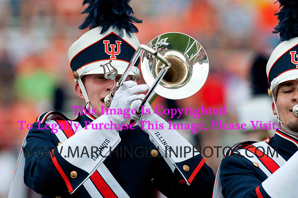 Southern Illinois University Salukis at Illinois Fighting Illini, Saturday, August 31, 2013 - Marching Illini Photos