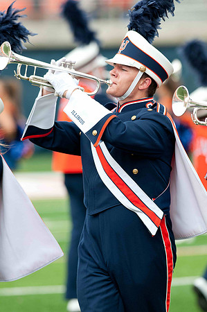 Southern Illinois University Salukis at Illinois Fighting Illini, Saturday, August 31, 2013 - Marching Illini Photos